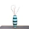 Uniquewise Bamboo Cylinder Floor Vase-Handcrafted Tall Decorative Vase-Ideal for Dining Room, Living Room, 16.5", Blue QI003245.MC.S - alternate 4